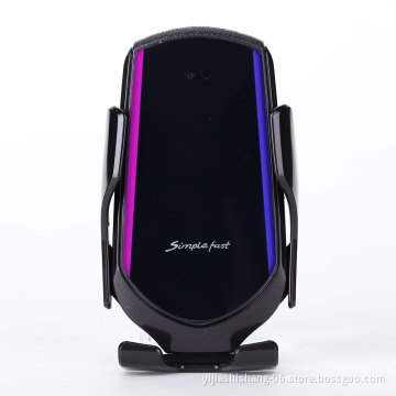 Amazon Hot Selling Wireless Car Charger 360 Degree Rotation Charging Automatic Clamping